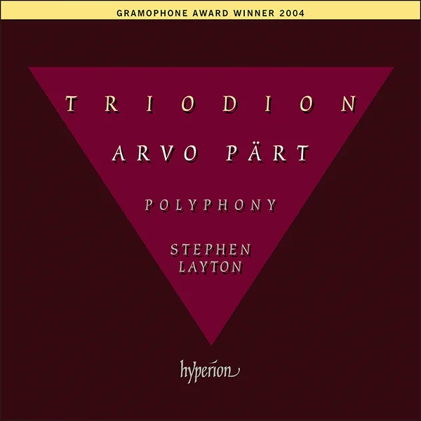 Naslovnica albuma: Pärt - Triodion & other choral works