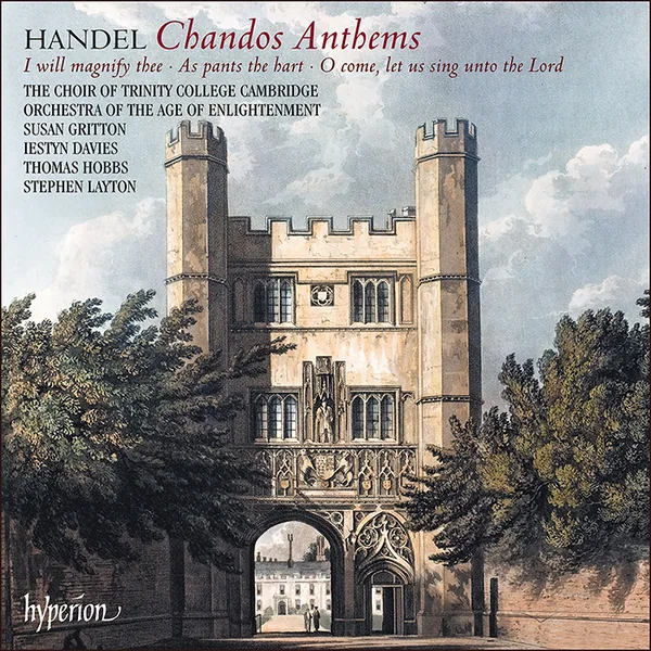 Naslovnica albuma: Handel - Chandos Anthems Nos 5a, 6a & 8