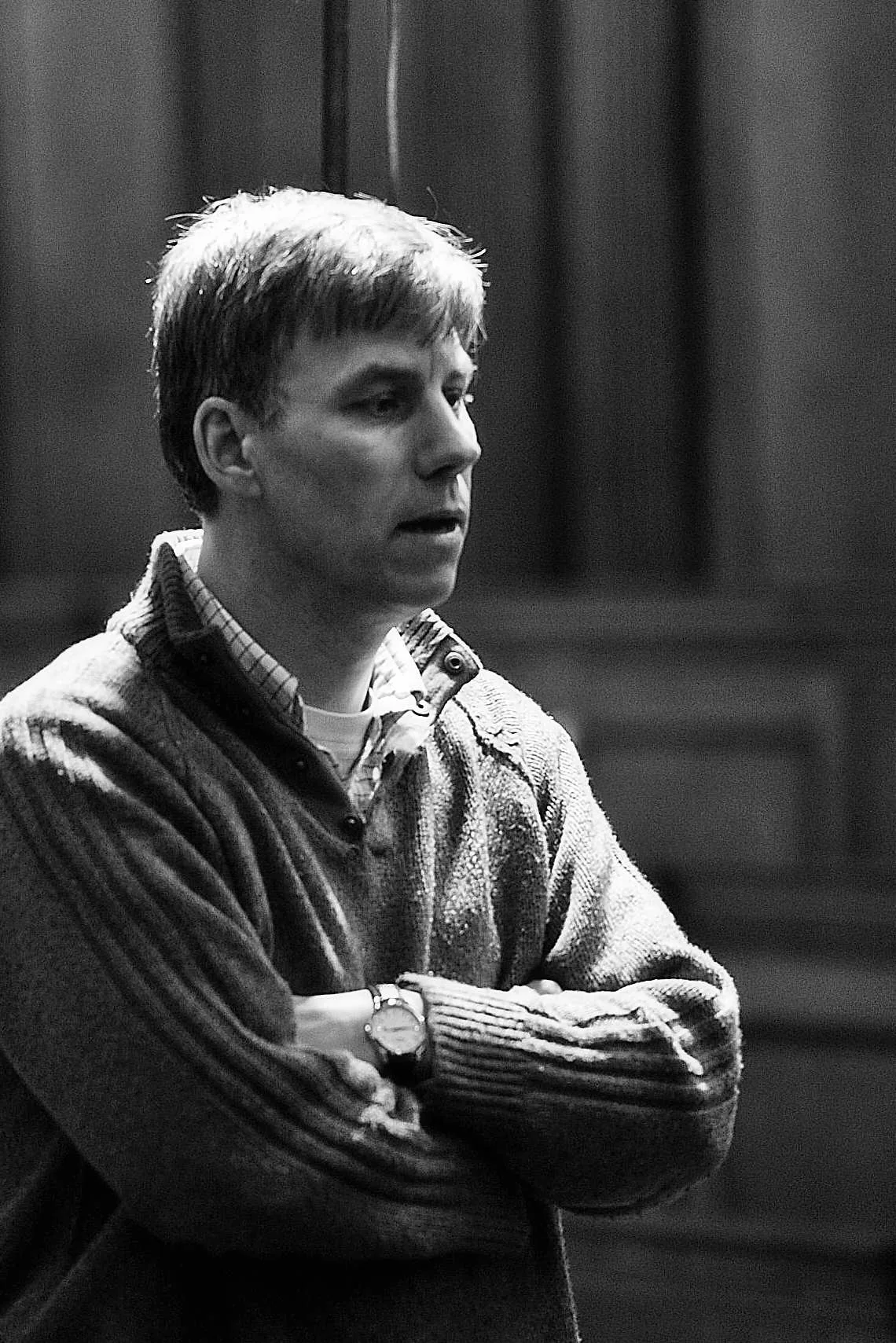 Christmas Oratorio recording session, Trinity College Chapel (January 2013). From Stephen Layton's project Bach: Christmas Oratorio